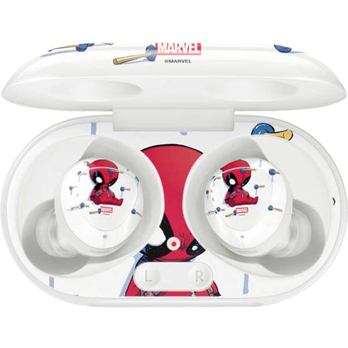 Marvel Deadpool Babypool Playing Galaxy Buds Plus Skin